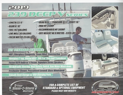 Sea Pro 239 Deep V Brochure