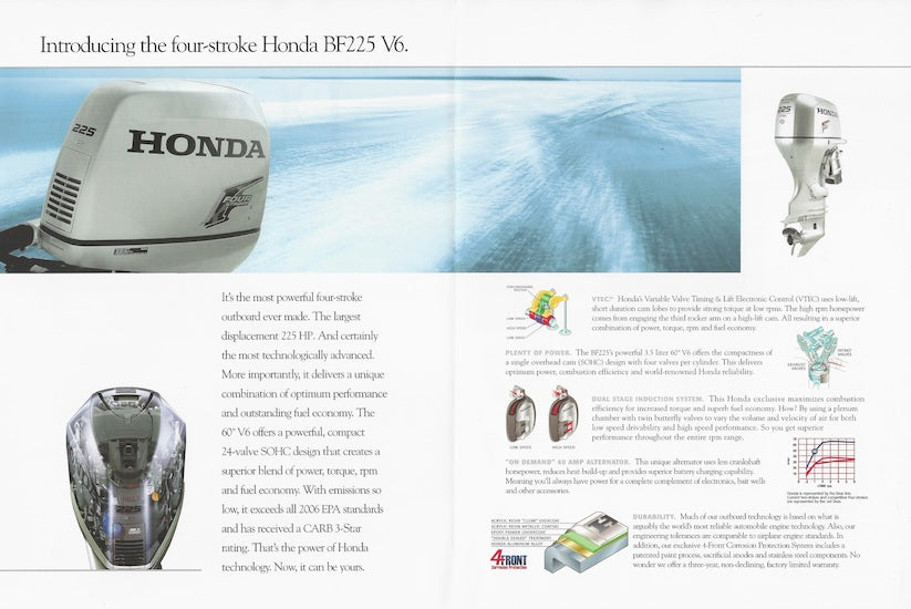 Honda BF-225 Outboard Brochure