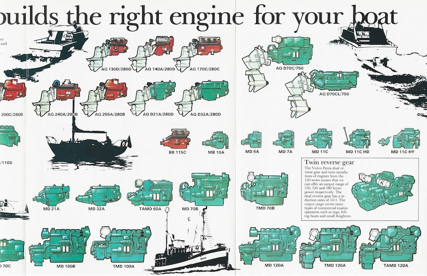 Volvo 1970s Marine Engines Brochure