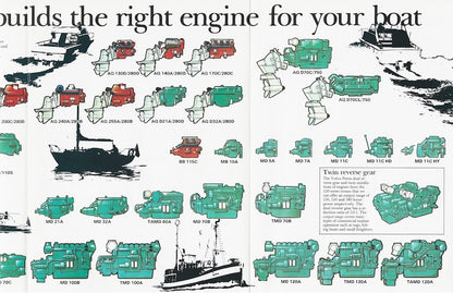 Volvo 1970s Marine Engines Brochure