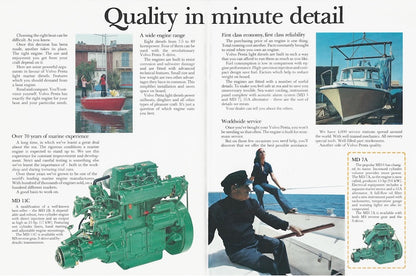 Volvo 1970s Sailboats Engines Brochure