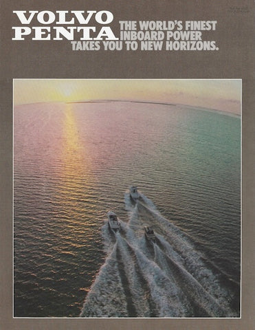 Volvo 1980s Inboard Engine Brochure