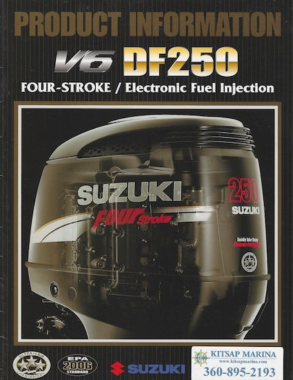 Suzuki DF250 Product Information Brochure – SailInfo I boatbrochure.com