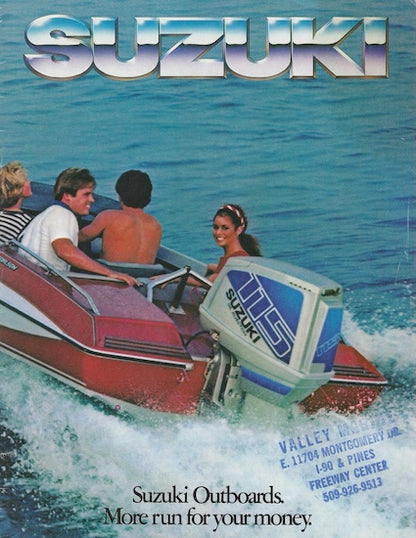 Suzuki 1982 Outboard Brochure