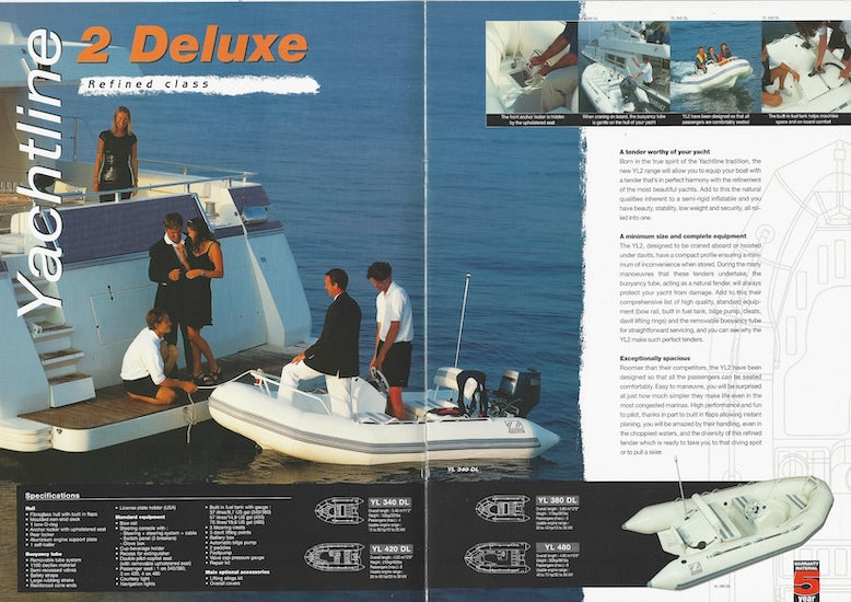 Zodiac 1998 Semi Rigid Brochure