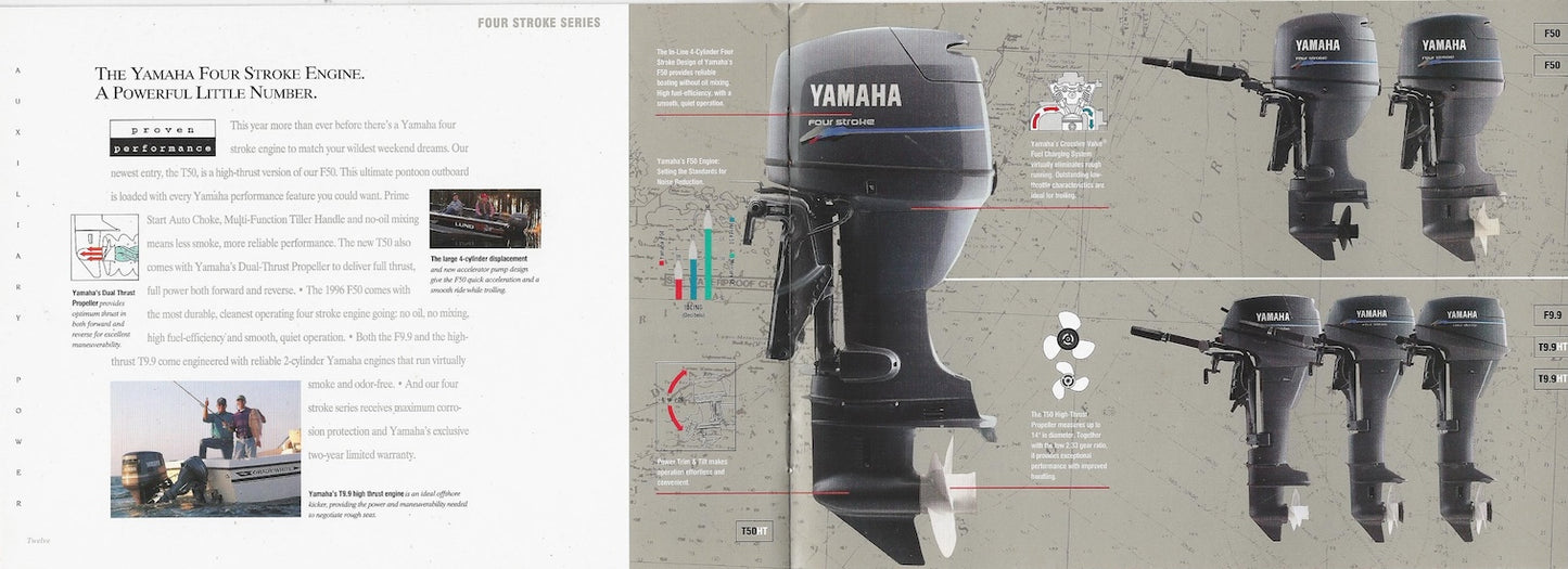 Yamaha 1996 Outboard Mini Brochure