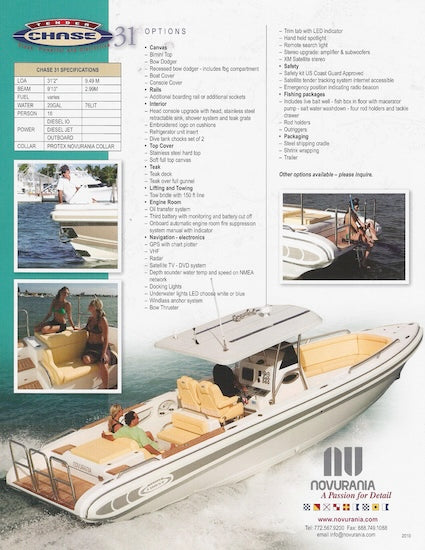 Novruania Chase 31 Brochure