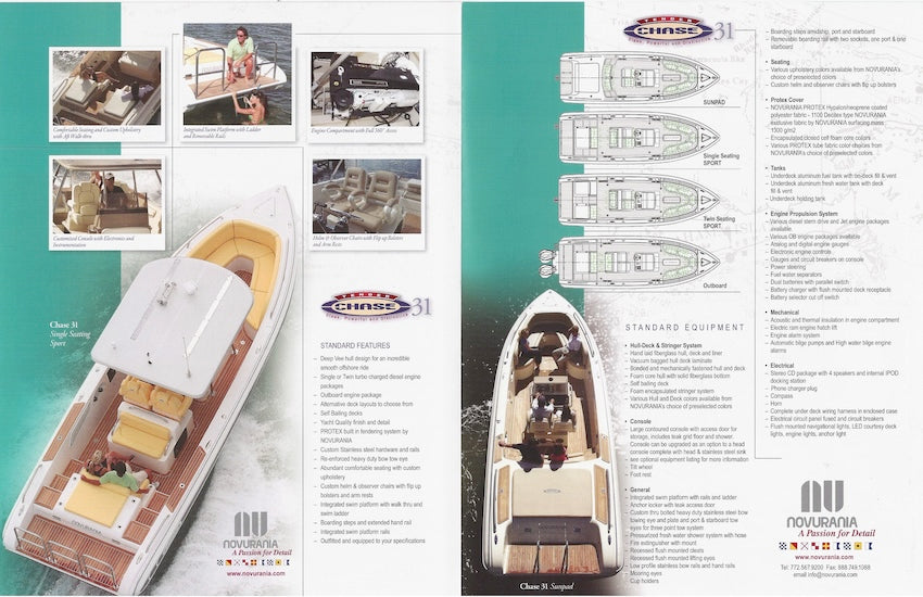 Novruania Chase 31 Brochure