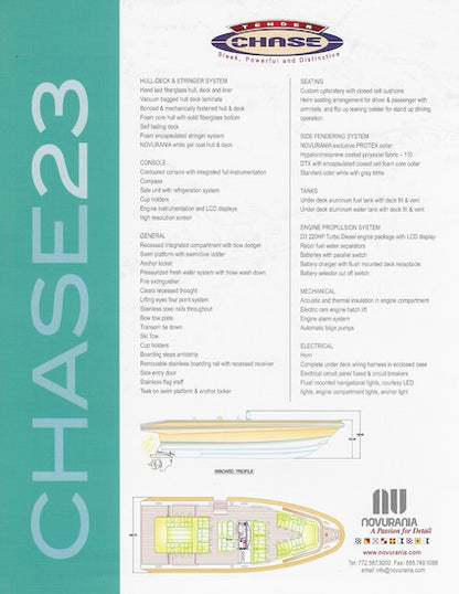 Novruania Chase 23 Specification Brochure