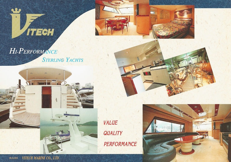 Vitech 70 - 90 Motor Yacht Specification Brochure