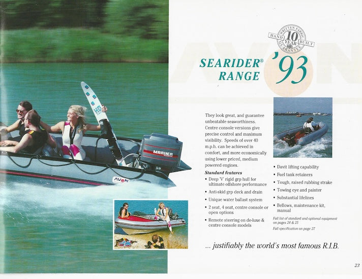 Avon 1993 Brochure