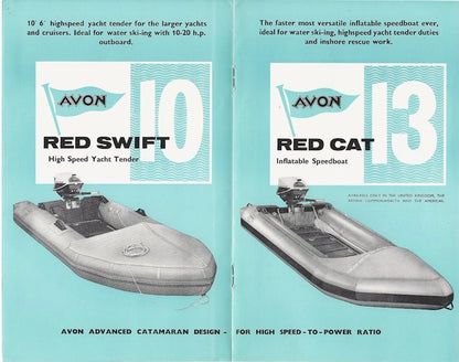 Avon 1966 Inflatables Brochure