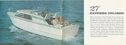 Chris Craft Sea Skiff 27 Express Cruiser Mini Launch Brochure