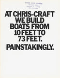 Chris Craft 1970 Poster Brochure