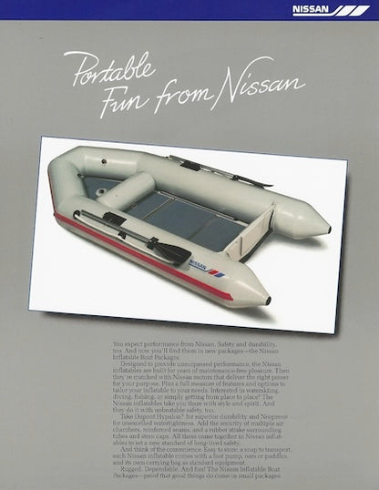Nissan TRNX102 Inflatable Boat Brochure