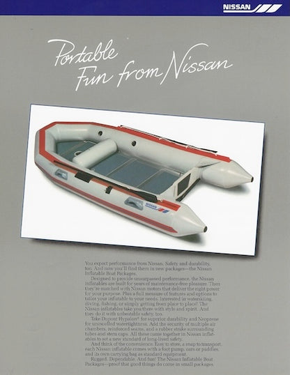 Nissan TRNX118 Inflatable Boat Brochure
