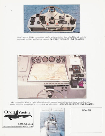 Orca 36 Brochure Package