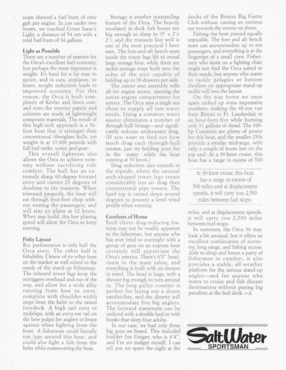Orca 36 Brochure Package