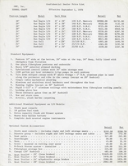 Tunnel Craft Pontoon Brochure