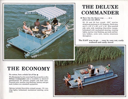 Kayot 1977 Pontoon Brochure
