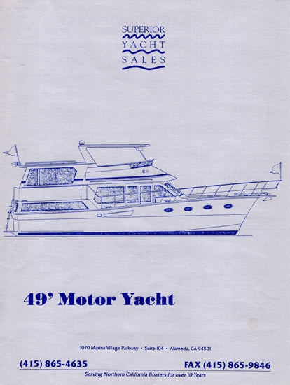 Lien Hwa 49 Motor Yacht Brochure