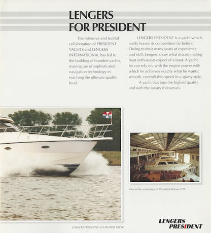 Lengers President Brochure