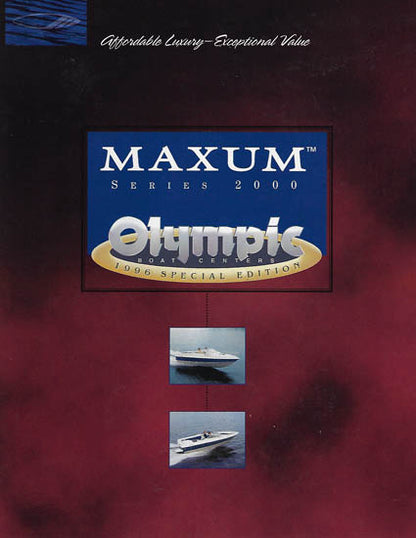 Maxum 2000 Series Brochure