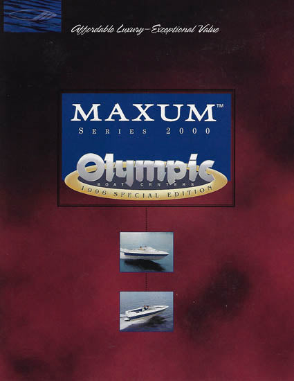 Maxum 2000 Series Brochure