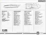 Wellcraft Monaco Specification Brochure