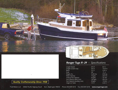 Ranger R-29 / R29 Classic Tug Brochure