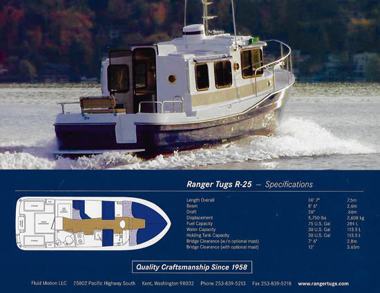 Ranger R-25 / R25 Tug Brochure