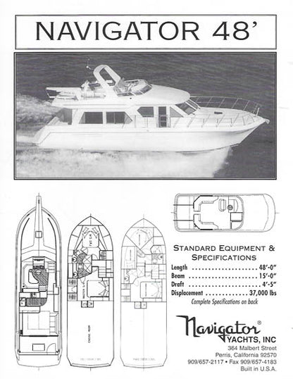 Navigator 48 Specification Brochure