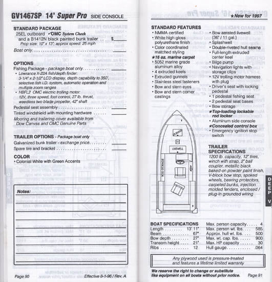 Grumman 1997 Sales Guide