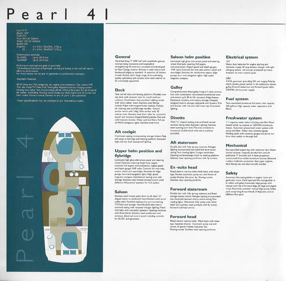 Pearl 41 & 45 Brochure