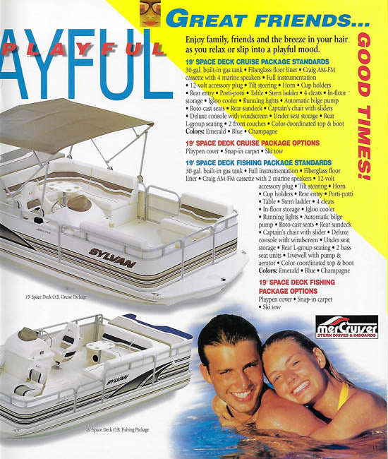 Sylvan 1998 Fiberglass Brochure