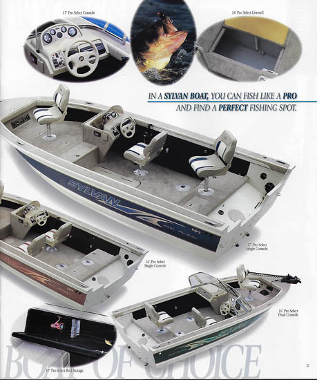 Sylvan 1998 Fishing & Pontoon Brochure