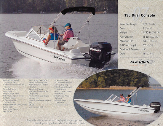 Sea Boss 2007 Brochure