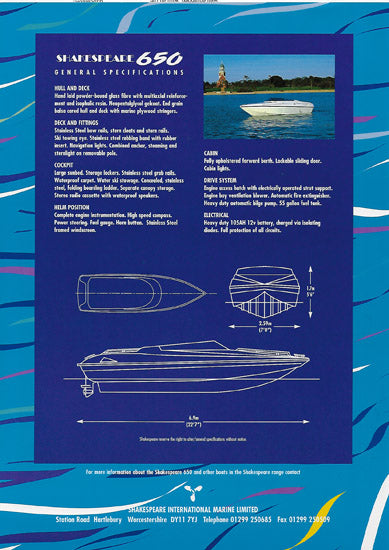 Shakespeare 650 Brochure