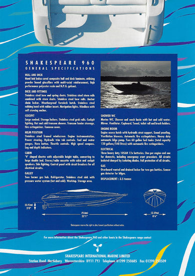Shakespeare 960 Brochure