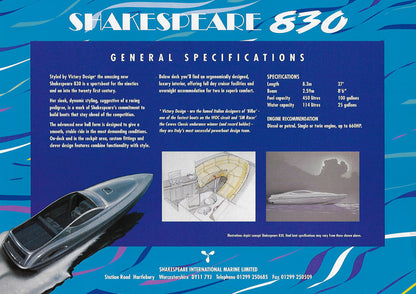Shakespeare 830 Brochure