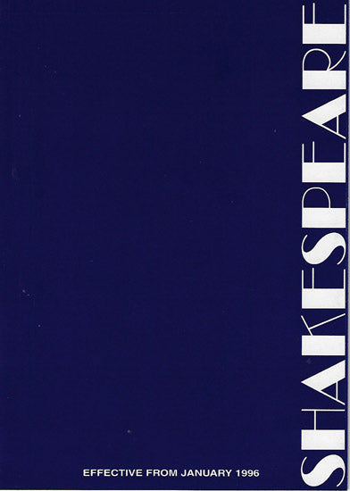 Shakespeare 1996 Price List