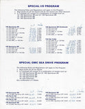 Sport Craft 1984 / 1985 Dealer Price List