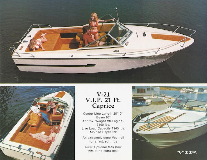 VIP 1978 Brochure – SailInfo I boatbrochure.com