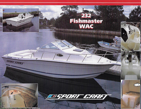 Sport Craft 232 Fishmaster WAC Brochure