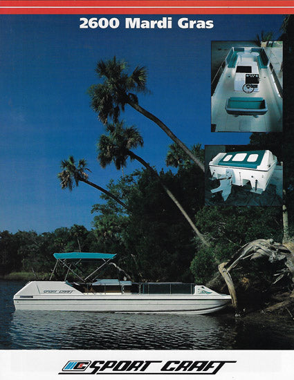 Sport Craft 2600 Mardi Gras Brochure