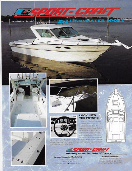 Sport Craft Fishmaster 252  Sport Brochure