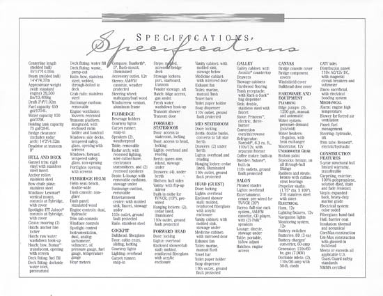 Maxum 4600 SBA Specification Brochure