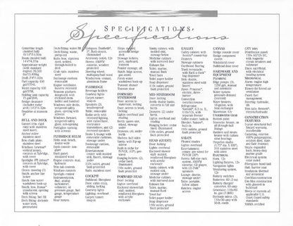 Maxum 4600 SBA Specification Brochure