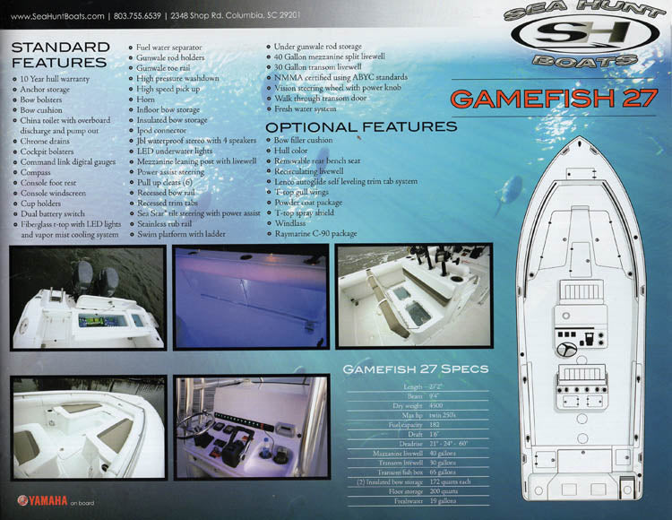 Sea Hunt 2012 Brochure