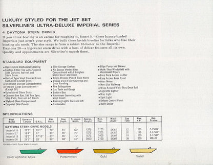 Silverline 1969 Brochure
